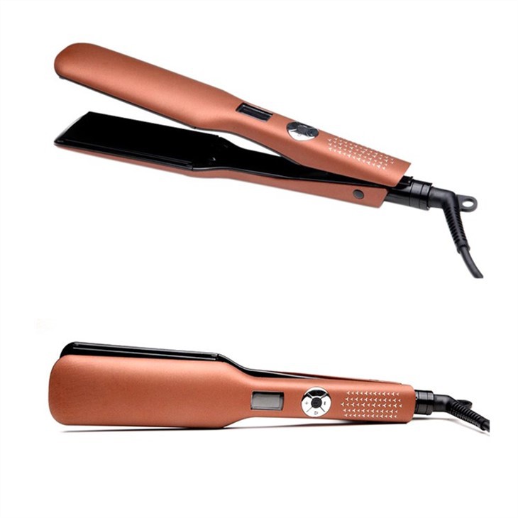 Pelurus Rambut Termostat LCD Piring Lebar